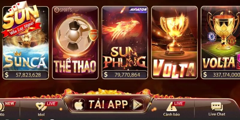 Ưu điểm sau khi tải app Sunwin về thiết bị